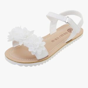 White Floral Sandals